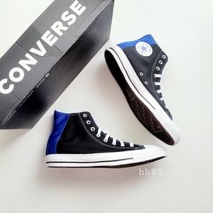 Converse CTAS Hi Black/Blue/White Color Block